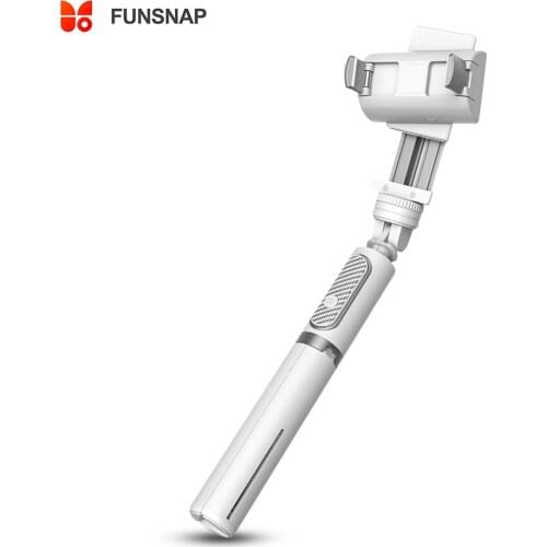 FUNSNAP Capture Q Extendable Smartphone Stabilizer Selfie Stick Tripod Stand with Remote Shutter for Live Streaming Selfie Vlog