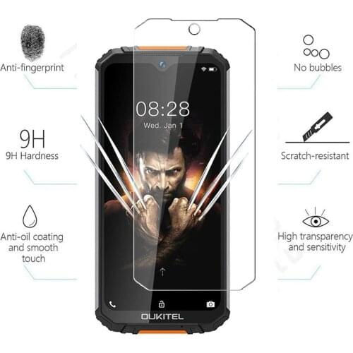 Tempered Glass For Oukitel WP6 7 Glass 9H 2.5D Protective Film Explosion-proof Clear Screen Protector Phone Cover