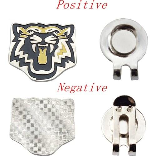 Animal Pattern Golf Hat Clip Zinc Alloy Ball Mark Golf Marker Golf Cap Clip for Golf Ball Sport Golf Accessories New