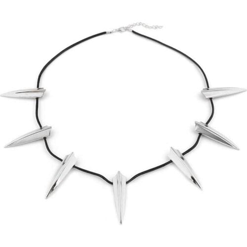 Gold Black Punk Necklaces American Captain Civil War Superhero T Claw Cool Necklace For Men Fans Gift