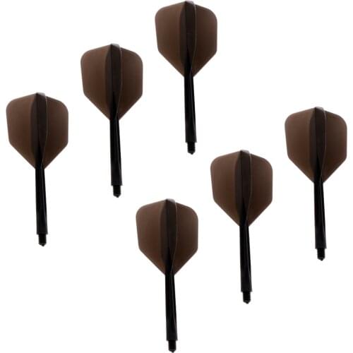 6 Pieces Transparent 2BA Thread Dart Shafts And Dart Flights Connection Entertainment Darts Tools Accessories