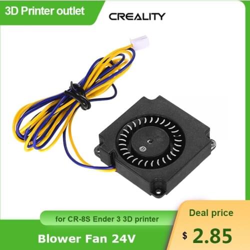 Creality 3D 4010 Brushless Blower Cooling Fan Turbo Fan 40 * 40 * 10mm 24V DC with Ball Bearing 2Pin Connector for Ender 3