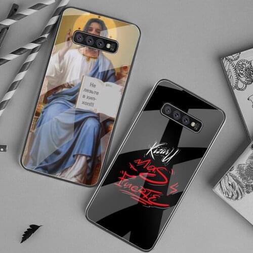 HOTCASHOP Kizaru Rapper Russia Phone Case Tempered Glass For Samsung S20 Plus S7 S8 S9 S10 Plus Note 8 9 10 Plus