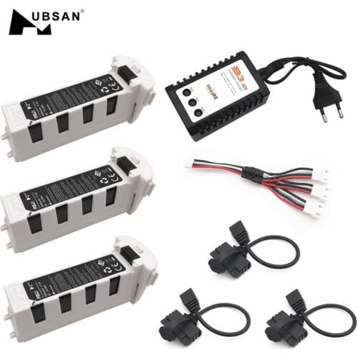 Hubsan H117S Zino Battery GPS RC Drone Quadcopter Spare Parts 11.4V 3100mAh Intelligent Flight Battery with charger adapter