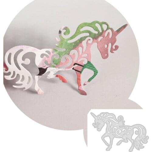 Animal Unicorn Metal Cutting Dies for Craft Dies Stencil Templates Scrapbooking Embossing Knife Blade Punch Card Dies Cut New