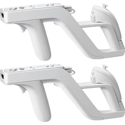 New 2021 Shooting Games Zapper Gun Shooting Gun Controller Toy for Nintendo Wii Nunchuk Motion Plus Remote Controller Game Jan3