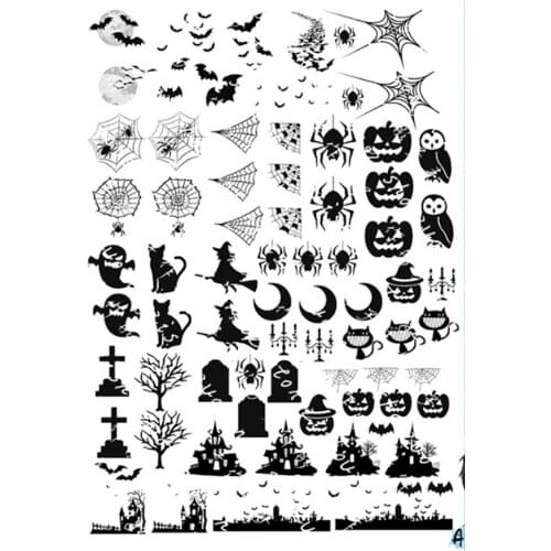 1pcs Halloween theme transparent material With use of epoxy Mold Making Mould Jewelry Tool filling for DIY jewelry