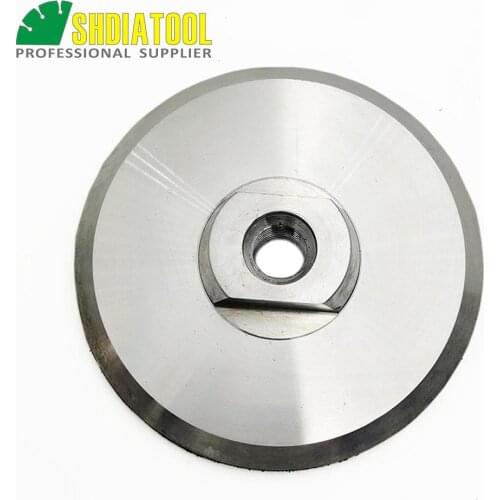 SHDIATOOL 4inch Aluminum base backer pads for polishing pads sanding discs abrasive disc M14 Thread, 100mm back pad