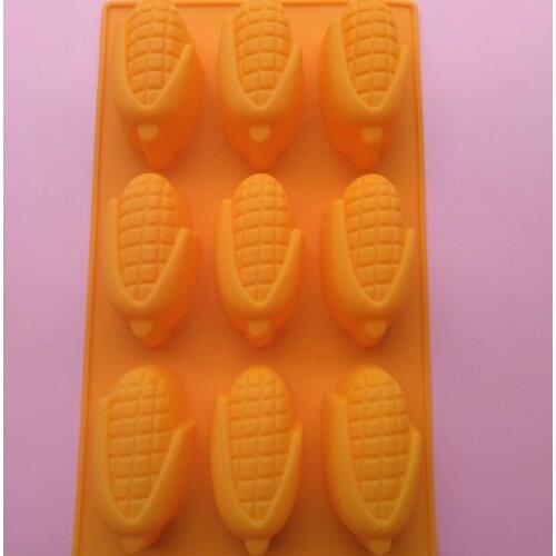 Corn silicone cake mold baking household mold breakfast steamed bread mould cake ice mould