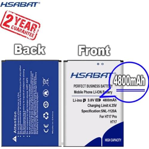 New Arrival [ HSABAT ] 4800mAh HT17 Replacement Battery for Homtom HT17 / HT17 PRO