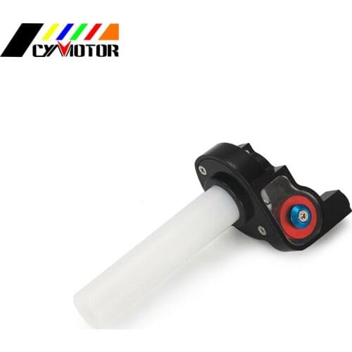 Motorcycle Plastic Universal Visible Throttle 7/8" Grip Tube Aluminum For 250cc 350cc XR50 CRF50 Atv Dirt Pit Bike Motocross