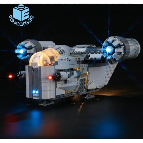 MTELE Brand LED Light Up Kit For 75292 The Razor Crest