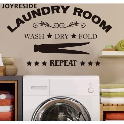 Laundry Room Quotes Sign Wall Decals Home BLaundry Rooms Decor House Decoration Art Wall Sticker Vinyl Design Wall Decal M294