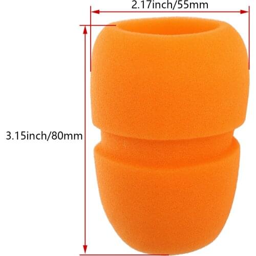 Fielect 5/10pcs Top Quality Microphone Foam Cover Diameter 55mm Length 80mm Microphone Protection Accessories in multiple colors