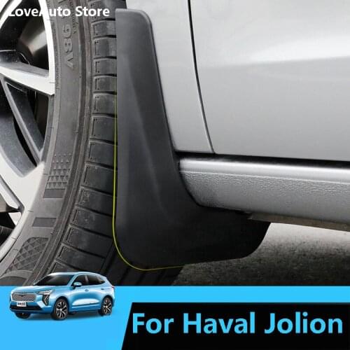 For Haval Jolion 2021 Car Front Rear Mudflaps Fender Flares Mud Flaps Painted Mudguards Splash Guards Accessories 2022