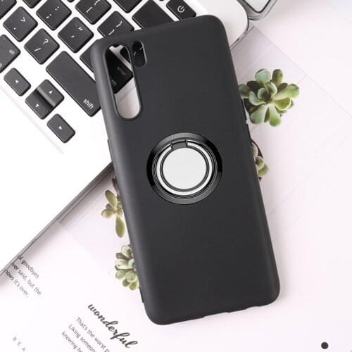 For OPPO A91 Back Ring Holder Bracket Phone Case Cover Phone TPU Soft Silicone Cases for OPPO A91 6.4"