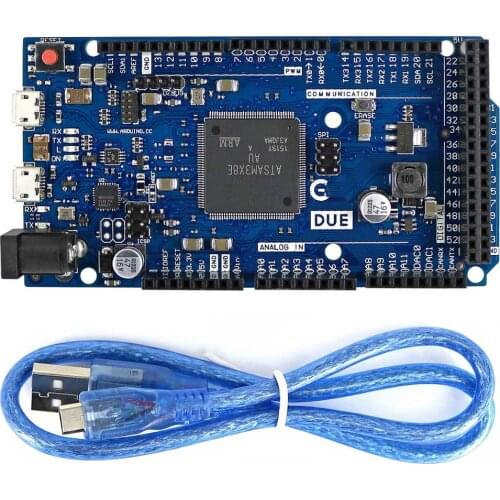 For arduino Due 2012 R3 ARM Version Main Control Board SAM3X8E 32-bit ARM Cortex-M3 / Mega2560 R3 Duemilanove