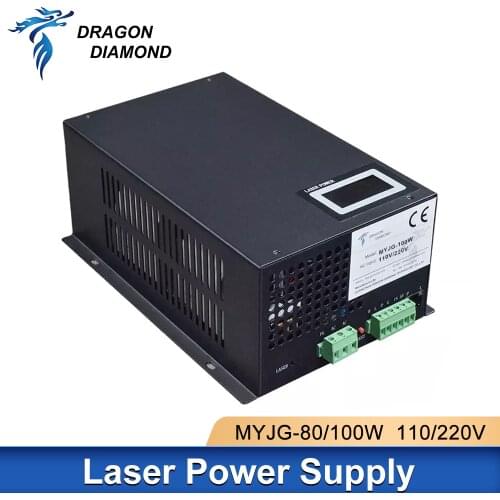 DRAGON DIAMOND 80-100W CO2 Laser Power Supply Laser Engraver For CO2 Laser Engraving Cutting Machine