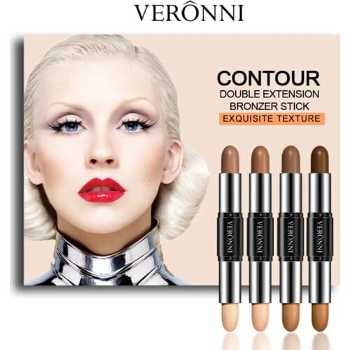 Double-end Highlighter Stick V-face Countour Makeup Highlight Shimmer And Shine Make Up Bronzer Highlighter Face Iluminador