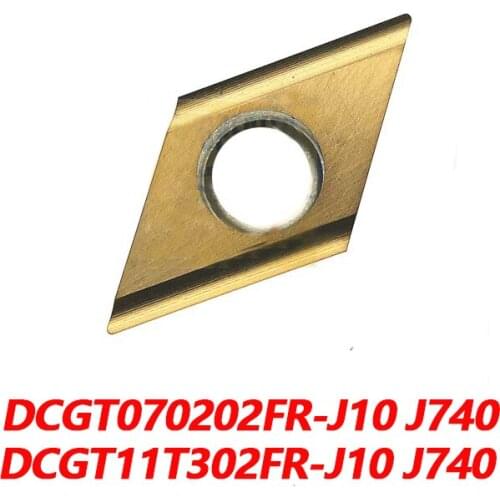 100% Original DCGT DCGT070202FR-J10 J740 DCGT11T302 CNC Carbide Insert Blades Imported From Japan Fast Delivery High Efficiency