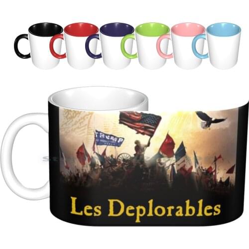 Les Deplorables Ceramic Mugs Coffee Cups Milk Tea Mug Trump Deplorables Hillary Clinton Donald Trump Hillary Basket Clinton