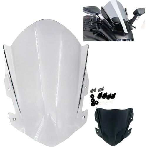 For KTM RC125/RC200/RC390 RC 125 200 390 Motorcycle Windscreen Windshield Visor Parabrisa with Bracket