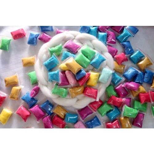 Mylb Wholesale 36pcs/lot Wool Fibre Wool Yarn Roving For Needle Felting materials free-shipping new arrival