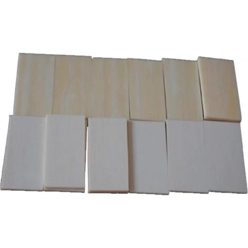 Nature Buffalo bone pieces paster Knife Handle material, sculpture, mosaic, and musical instrument accessories 100*30*3mm