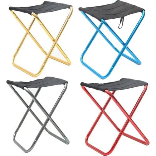 Mini Portable Folding Chair Outdoor Camping Fishing Picnic Bbq Beach Chair Seat Backpacking Seat Camping Stool