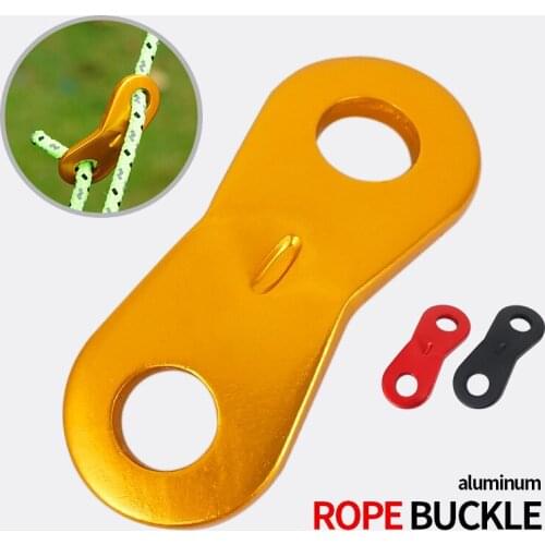 10pcs Outdoor Camping Double Hole Paracord Buckle Aluminum Alloy Paracord Buckle Camping Tent Rope Accessories Wind Rope Buckle