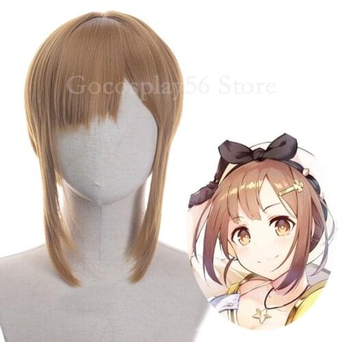 Reisalin Stout Wig Game Atelier Ryza: Ever Darkness & the Secret Hideout Cosplay Wig Synthetic Hair JRPG Role Play Ryza Wig