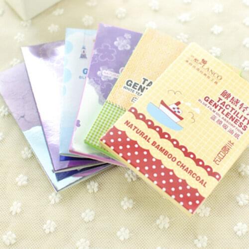 Tissue Papers Makeup Cleansing Oil Absorbing Face Paper Face Deep Clean Tool Korea Cute Cartoon Absorb Blotting Facial Cleanser