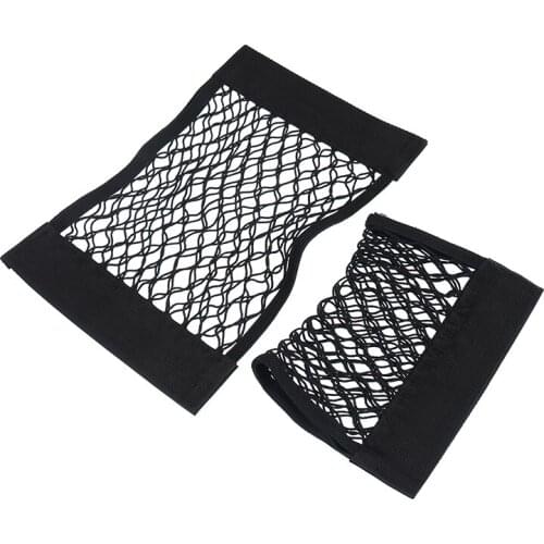 Car Back Rear Mesh Trunk Seat Elastic String Net Universal Storage Bag