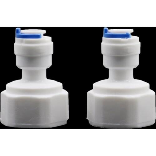 1/2 Inch Internal Thread To 1/4 Inch Slip Lock Quick Connector Butt Pneumatic Pipe Pump Connectors Irrigation Fittings 50 Pcs