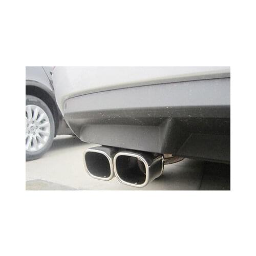 Rear Exhaust Muffler Tip End Pipe 1pcs for Skoda Octavia MK3 A7 2015 2016