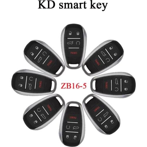 1/4/8 pcs /lot ZB16-5 KEYDIY KD Smart key Universal KD Auto Car Key for KD-X2 Key Generator ZB16-5 Fits More than 2000 Models