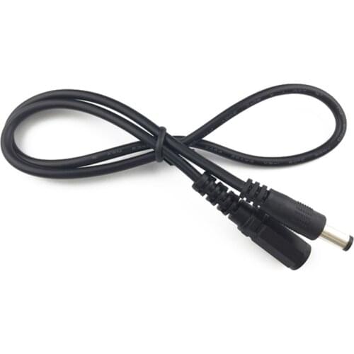 1M DC 5.5mm x 2.1mm Power Male to Female Barrel Plug Connector Extension Cable
