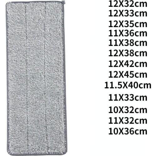 2PCS Lazy mop original mop cloth various sizes of mop replacement cloth, hook-and-loop mop head free hand-washing flat mop