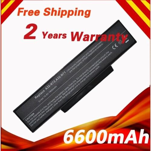 Golooloo 9 cells battery for ASUS A32-K72 A32-N71 K72 K73 N71 N73 X77 70-NX01B1000Z 70-NXH1B1000Z 70-NZY1B1000Z 70-NZYB1000Z