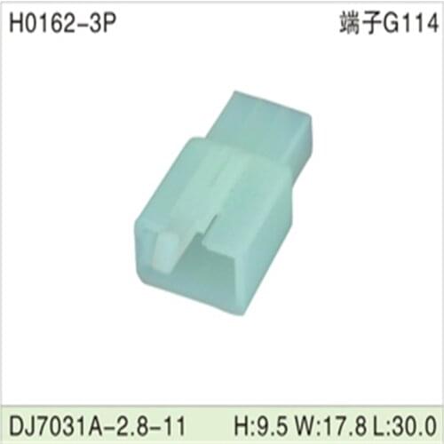 Free shipping 500pcs DJ7031A-2.8-11 3Pin 2.8mm AMP Car Electrical Wire Connectors for VW,BMW,Audi,Toyota,NISSAN AND other