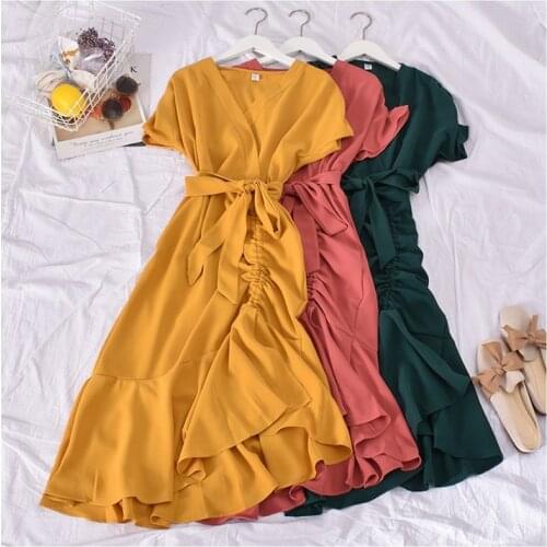 CANClO Short Dresses For Women