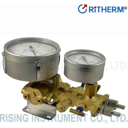 High static pressure & low range differential pressure gauge level measurement differential pressure gauge