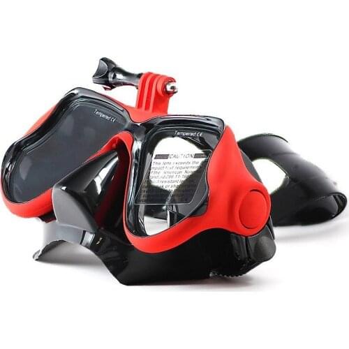 Go Pro Diving Mask Sports Swimming Dive Scuba Glasses with for GoPro Hero 4 Session 3+ SJCAM SJ4000/SJ7000 for XiaoMi Yi AEE