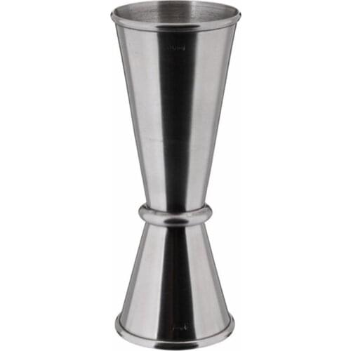 Stainless Steel Cocktail Shaker Measure Cup Dual Shot Drink Spirit Measure Jigger Kitchen Gadgets Bar Tools