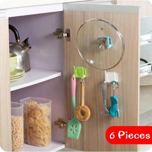 Kitchen Storage Seamless Pot Rack Double Faced Adhesive Chopping Block Organizer Sponge Holder Multifunctional Wall Shelf