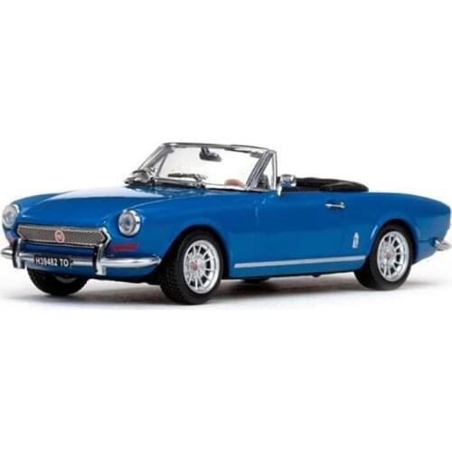 Diecast 1:43 Fiat Alloy Car Model Metal Adult Collection Decoration Souvenir Ornaments Display Vehicle Toys Gift