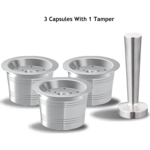 Metal Caffitaly Tchibo Coffee Capsule Reusable Cafissimo K-fee Refillable Capsulas Stainless Steel Filter For Caffitaly Tchibo