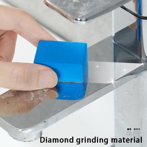 Multifunction Mirror Emery Sponge Washing Table Rusts Stains Sponge Non-scratch Cellulose Scrubs Car Glass Mini Cleaner