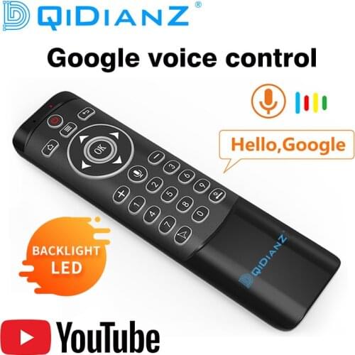 MT1 Voice Remote Control 2.4G Wireless Mini Keyboard Air Mouse Gyroscope For Android TV Box HK1 X96 H96 MAX Mini