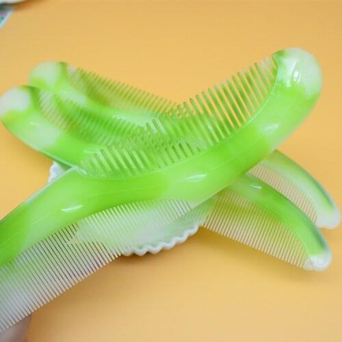1pcs Unbreakable Tendon comb imitation jade comb Fashion Hairstyle Styling Tools
